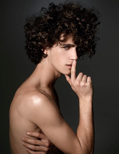 curly model hair|male models with curly hair.